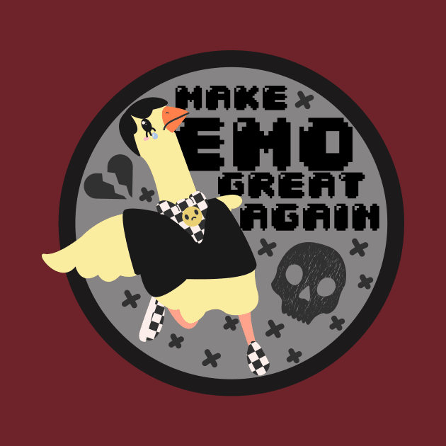 Make Emo Great Again Badge by rachelaranha