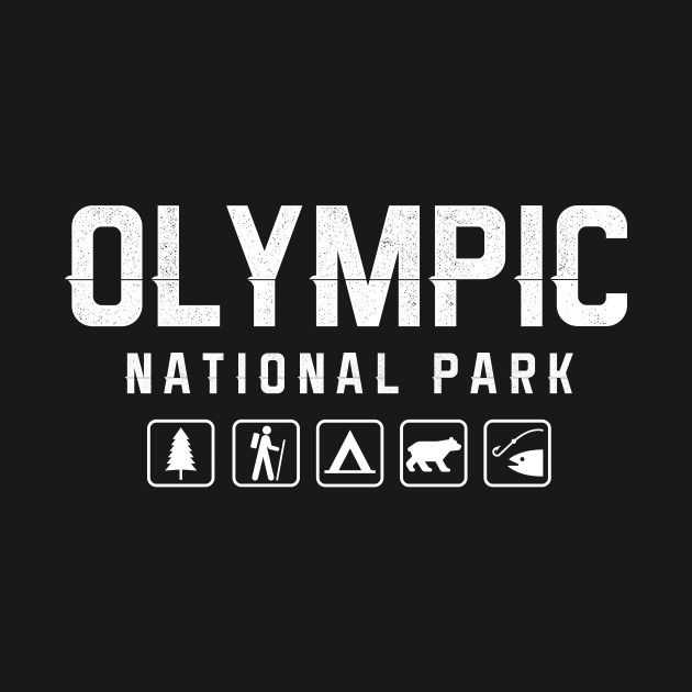 Disover Olympic National Park, Washington - National Park - T-Shirt
