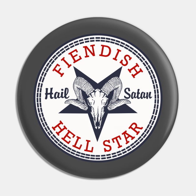 Hail Satan Pin by ZugArt01