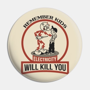 CIPS Vintage Remember Kids Pin