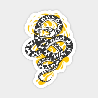 hand drawn snake Magnet