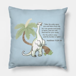 Brenton Brontosaurus Breathes Pillow