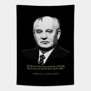 Mikhail Gorbachev Quote Tapestry