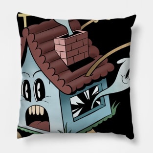 Haunted House Pillow