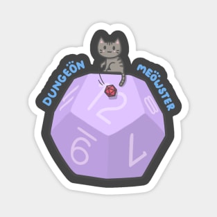 Dungeon Meowster Abstract Magnet