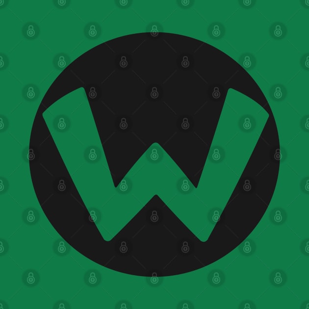 letter w green by persa