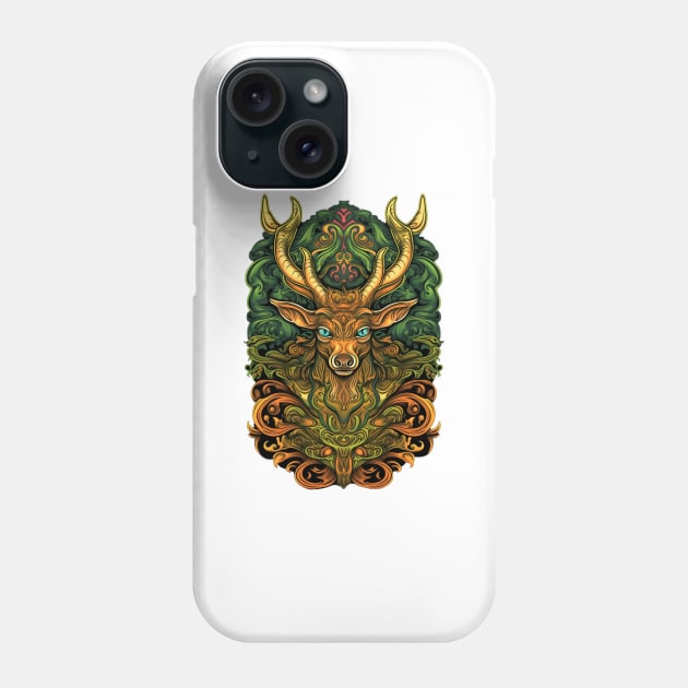 Tribal Deer Phone Case by Salogwyn