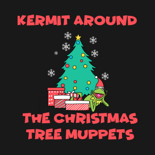 Kermit Around The Christmas Tree Muppets T-Shirt