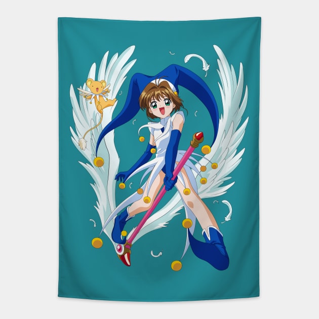Sakura Watery costume Tapestry by albertosancami