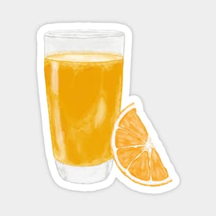 Glass of Orange Juice Magnet