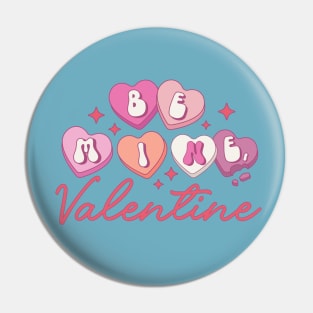 Be Mine Valentines Day Couple Matching Pin