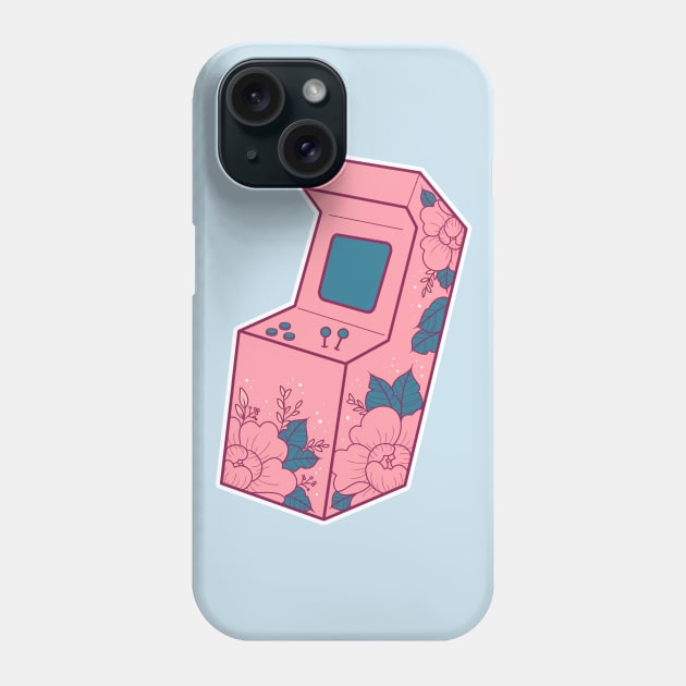 Floral Arcade Phone Case by Mikesgarbageart