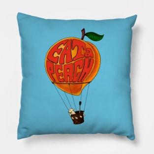 Eat a Peach Pillow