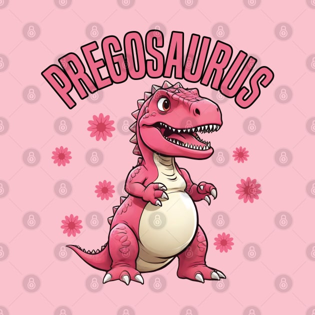 Pregosaurus, Pregnant Tyrannosaurus Rex by Coralgb