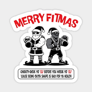 Check Yo Elf - Merry Fitmas Magnet