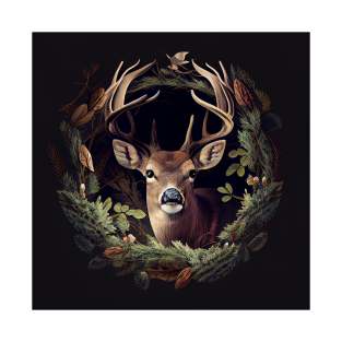 Grazing Beauty White tailed deer T-Shirt