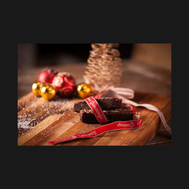 Christmas table with brownies by CPT T's