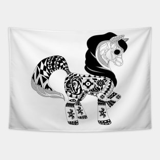 magical pony ecopop horse art Tapestry