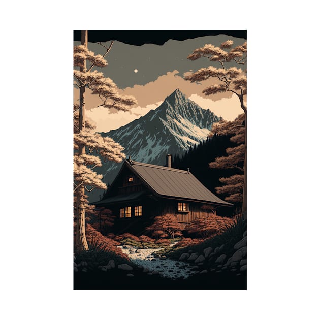 Rocky Mountain Hut by RLP.Art