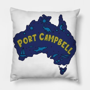 AUSSIE MAP PORT CAMPBELL Pillow