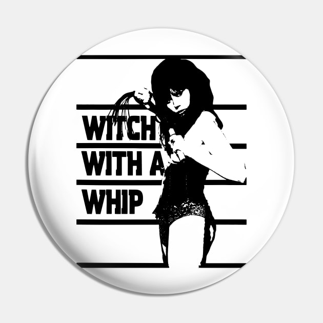 Witch with a Whip Pin by TheCosmicTradingPost