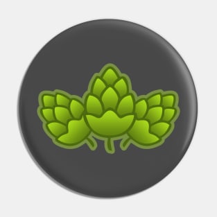 Trio of hops Pin