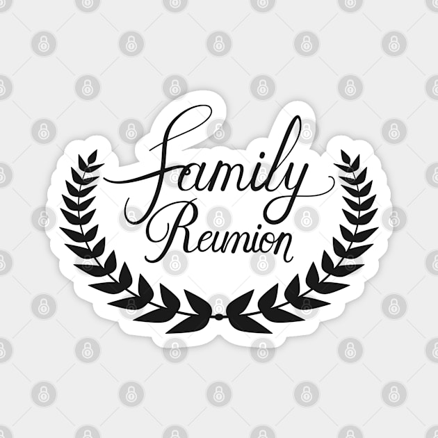 Family Reunion Wreath Magnet by THP Creative