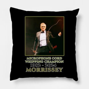 Morrissey Microphone Whipping Champion Pillow