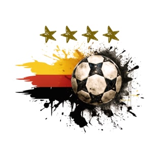 Germany Soccer Fan German Football Flag T-Shirt