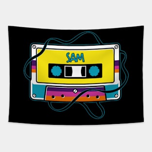 Sam - Mixtape Vintage Retro Tapestry