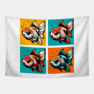 Pop Sarasa Comet Goldfish - Cool Aquarium Fish Tapestry