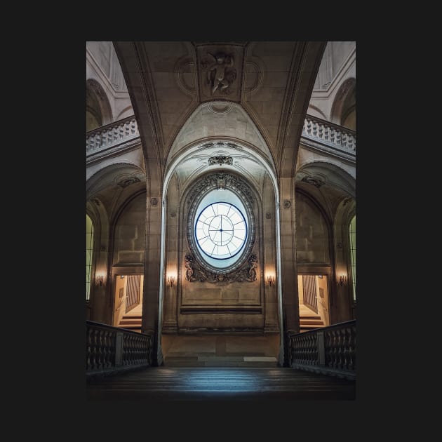 Louvre Palace symmetric architectural details by psychoshadow