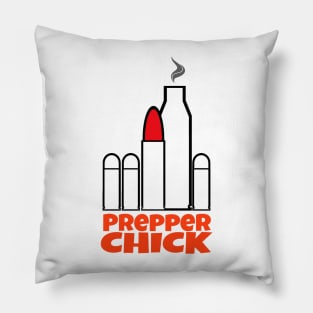 Prepper Chick Pillow