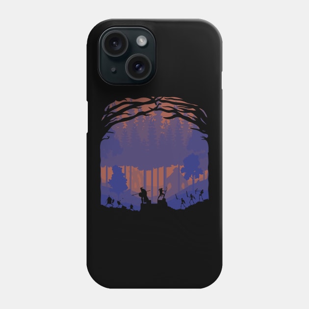 Battle of the Forest III Phone Case by LordNeckbeard