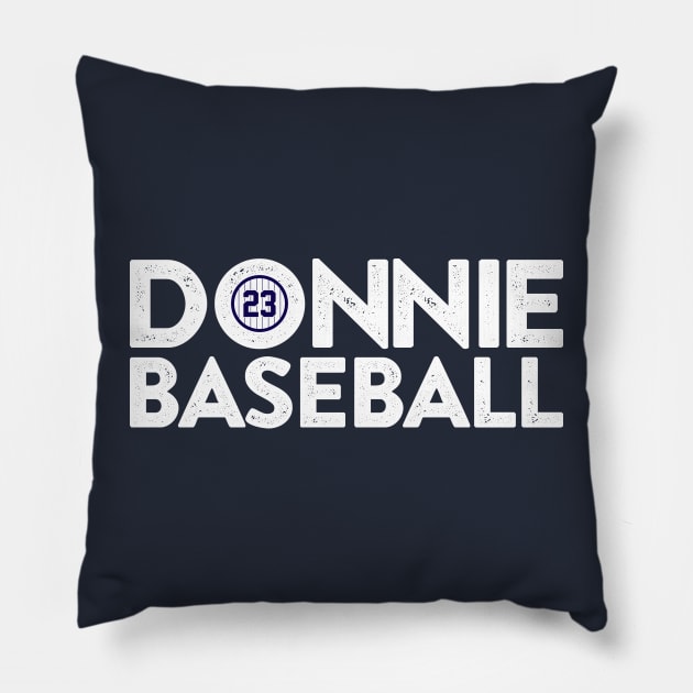Donnie Baseball Pillow by JP