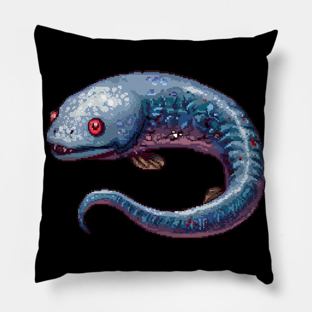 16-Bit Eel Pillow by Animal Sphere