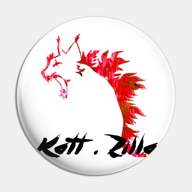 Kattzilla logo Pin by Kay beany