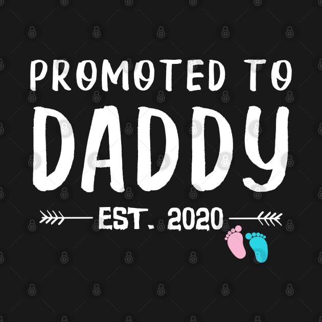 Promoted To Daddy Est. 2020 Funny Father's Day Gifts by uglygiftideas