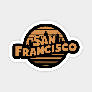 San Francisco Retro Magnet