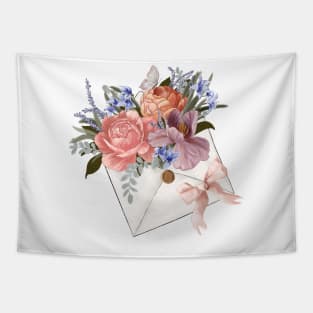 Flowers print. Romantic and beautiful Tapestry