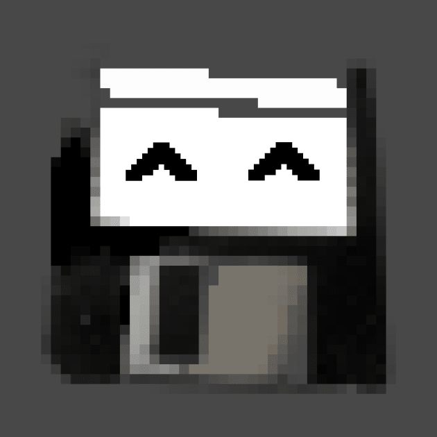 Degraded floppy smiley by findingNull