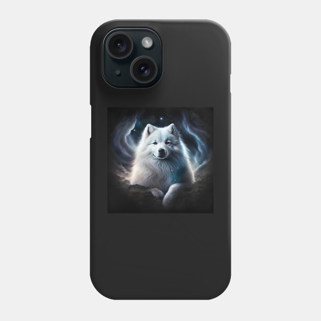 Uplifting Samoyed Phone Case by Enchanted Reverie