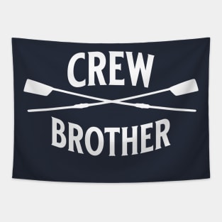 Crew Rowing Brother Sculling Vintage Crossed Oars Tapestry