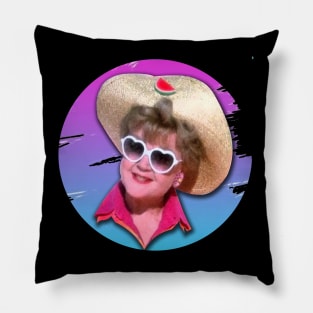 Jessica Fletcher- Retro Brush Paint Pillow