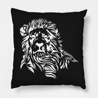 Lion African Tribal Design Pillow