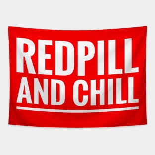 RED PILL AND CHILL Tapestry