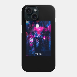 Tokyo Street Neon Synthwave Phone Case