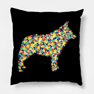 Autism Awareness - Schipperke version Pillow