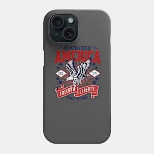 UNITED STATES OF AMERICA - EAGLE T-SHIRT Phone Case