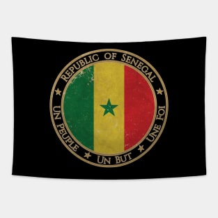 Vintage Republic of Senegal Africa African Flag Tapestry